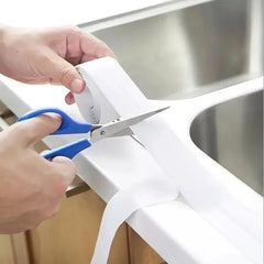 Bathroom Waterproof Wall Stickers Sealing Tapes PVC Adhesive Sealing Strips Sink Edge Tape Kitchen Bathroom Accessories New