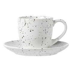 Korean Style Retro Afternoon Tea Cup Household Daily Breakfast Set Cup Saucer Simple Restaurant High Quality Plates